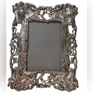 Signed Arthur Court 2004 Equestrian Heavy Aluminum Wild Horses